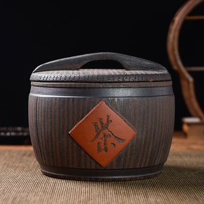 Sealed Tea Jar With Lid Real Yixing Zisha Duan Clay Canister For Loose Tea China
