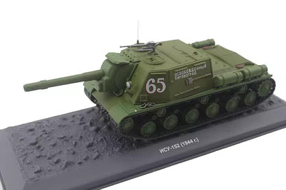 1:43 NCY-152 Heavy Self-propelled Gun Soviet Union 1944 Alloy Tank Model