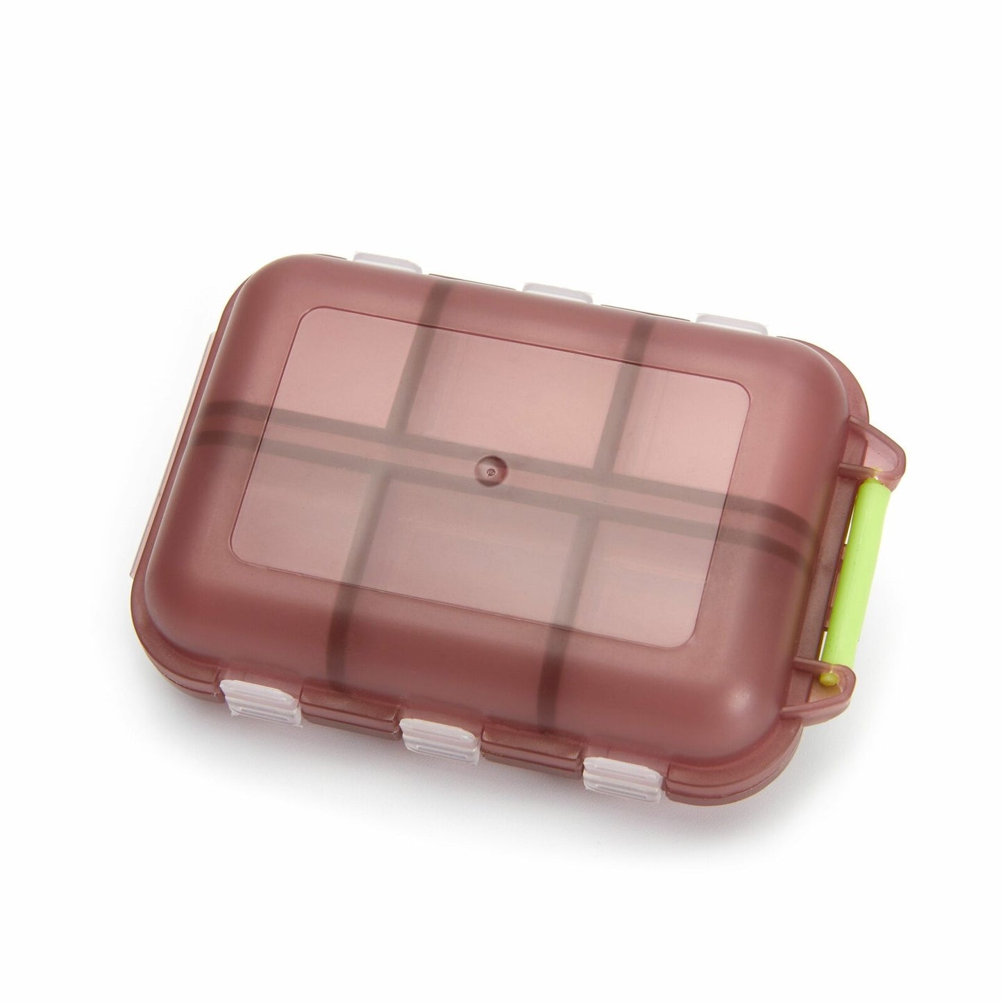 Pill Box 12 Grids Case Travel Medicine Tablet Dispenser Storage Plastic 10x7x3cm