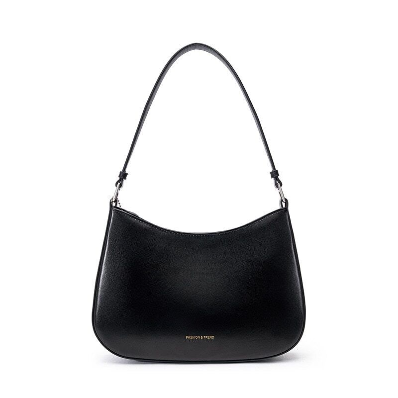 Genuine Leather Shoulder Bag Women Ladies Armpit Bag Cowhide Hobo Bag