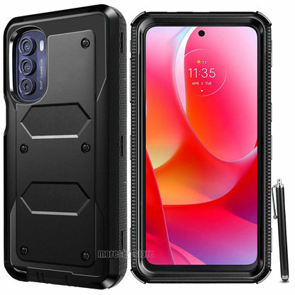 For Motorola Moto G Stylus 2022 Case Luxury Dual Layer Rugged Hybrid Phone Cover
