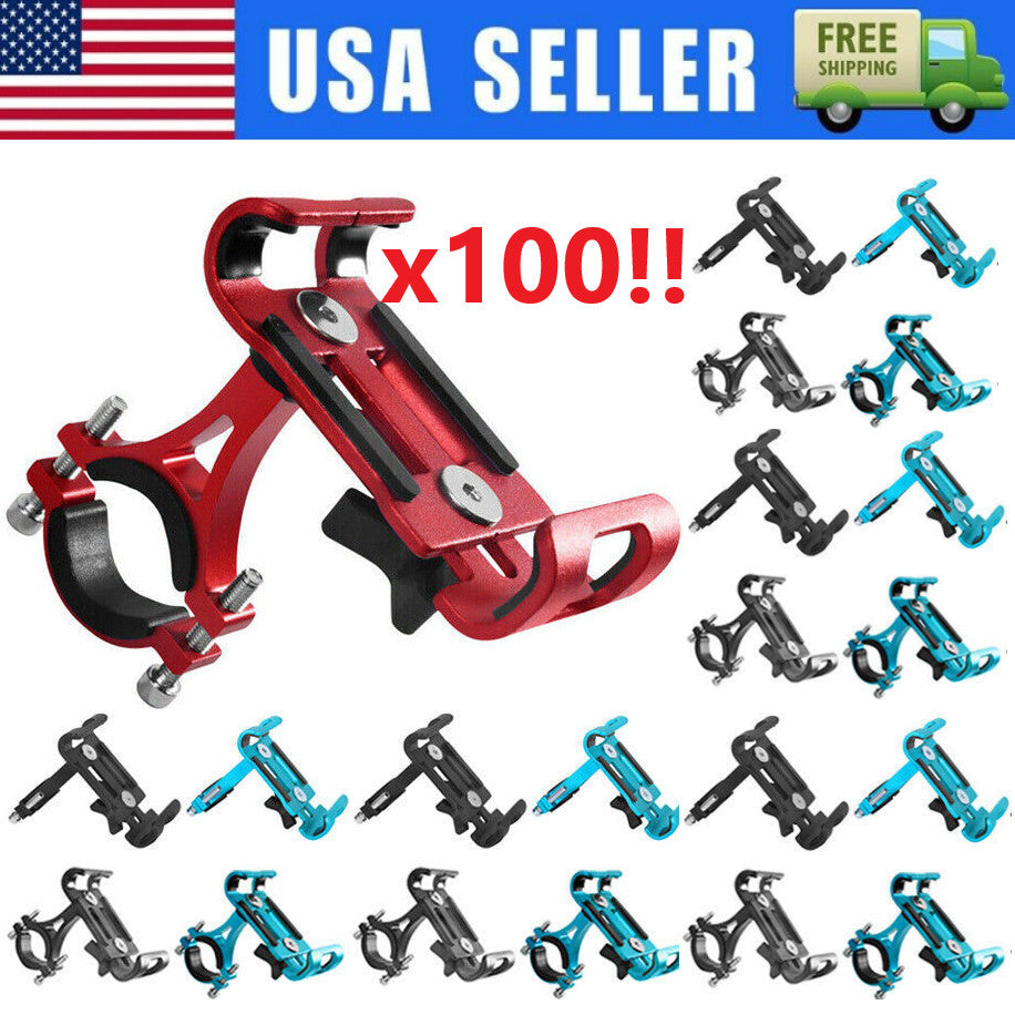 360° Aluminum Motorcycle Bike Bicycle GPS Cell Phone Holder Handlebar Mount lot