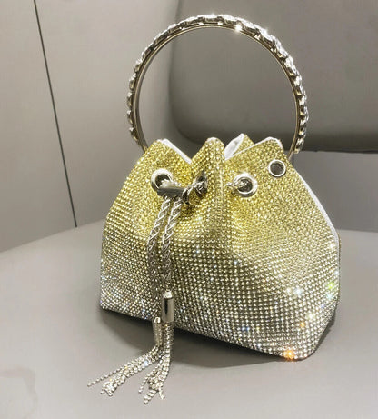 Evening Clutch Bag Purses Handbag Shoulder Bags Crystal Clutch Purse Bucket Bag