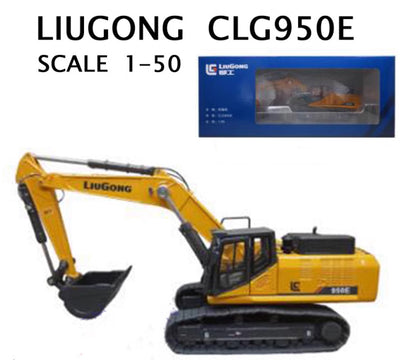 1:35 LIUGONG CLG950E Excavator Construction Machine Equipment Diecast Model