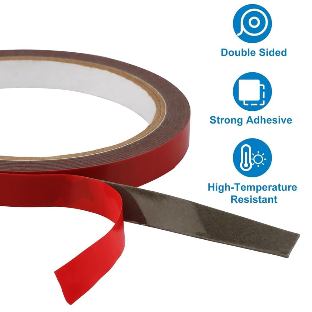 400 Auto Tape Acrylic Foam Double Sided Back Car Mounting Adhesive 3m x10mm 10ft