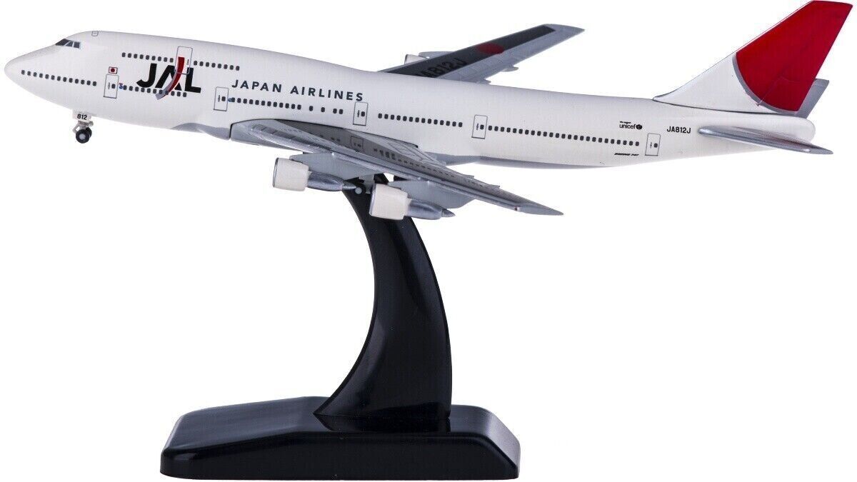 1:500 Hogan JAL JAPAN AIRLINES BOEING 747-300 Passenger Airplane Diecast Model