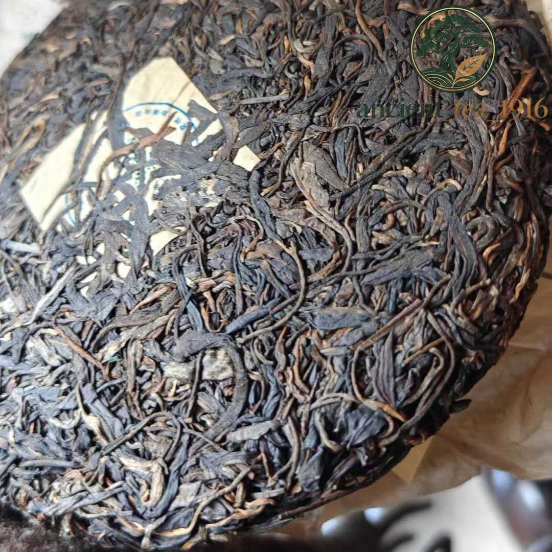 1996 Vintage "Green Big Tree" Banzhang Mother Tree Raw Pu-erh Tea Cake (357g)