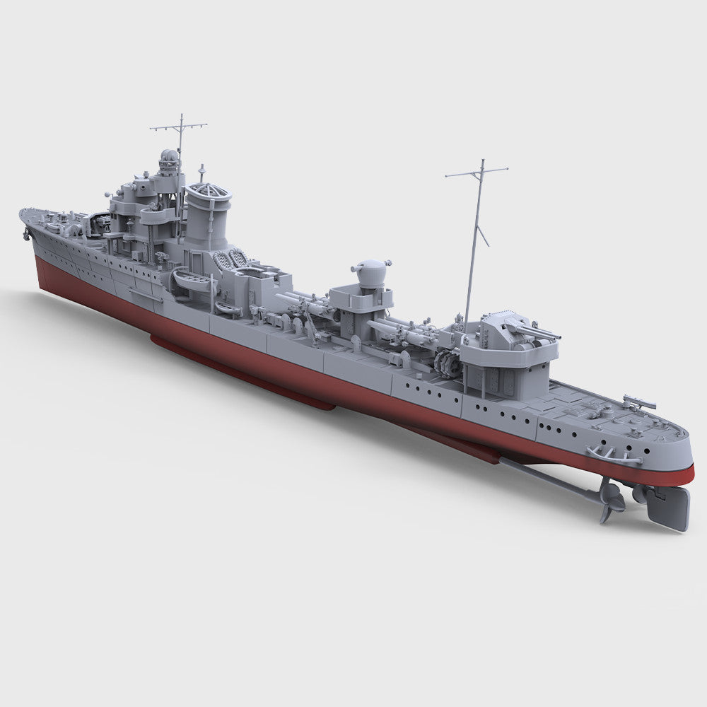 SSMODEL SSC733S 1/700 Model Italian Saetta Class Destroyer Saetta 1935 FULL HULL