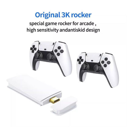 Dual Controller TV Game Console Retro HD PSP Arcade 4K Home Game Console-usa1