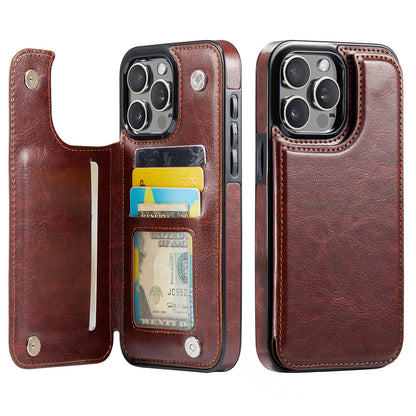 Wallet Card Holder Case for iPhone 16e 15 14 13 12 11 Pro Max XS Leather Cover