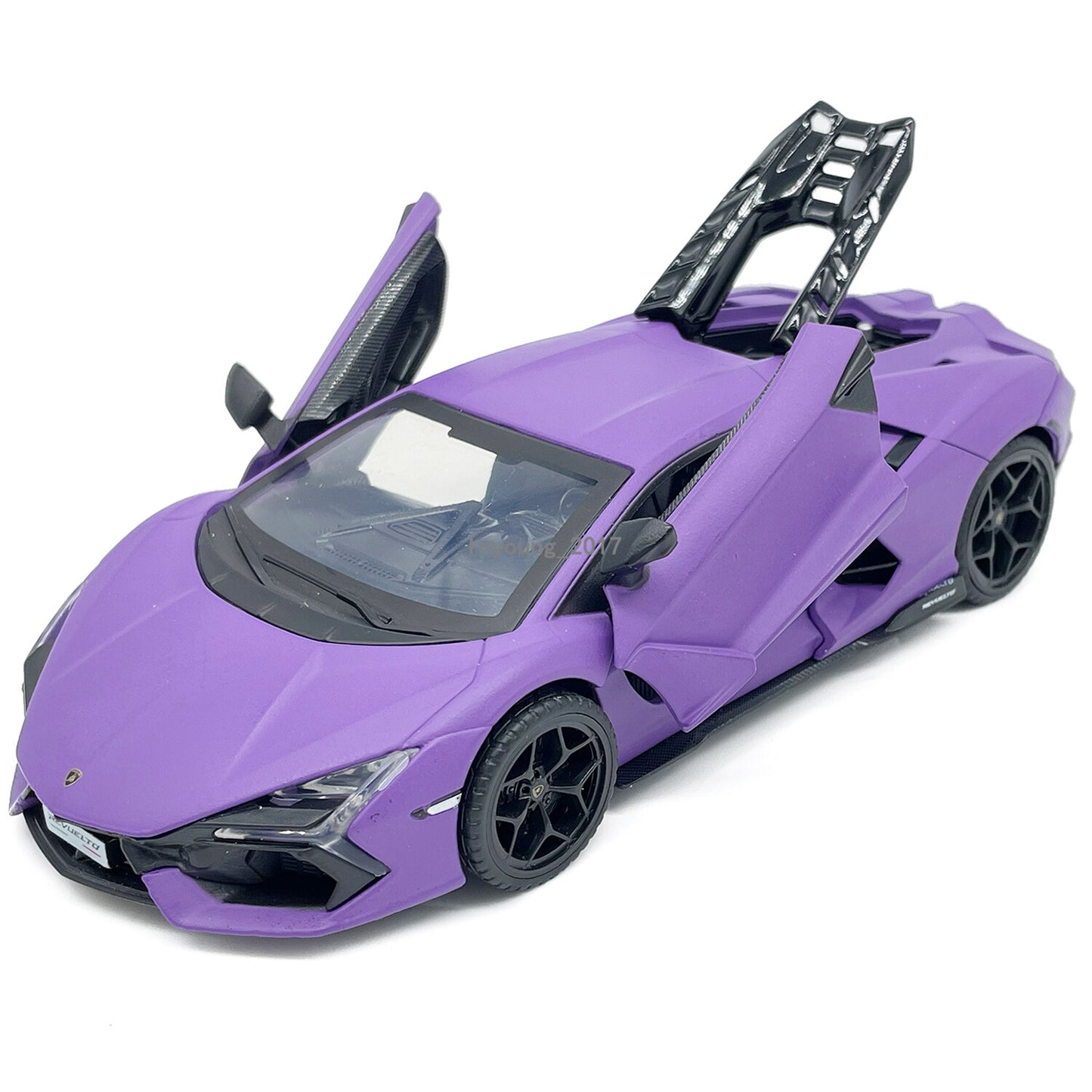 1:32 Lamborghini Revuelto Model Car Diecast Toy Vehicle Toys for Kids Purple
