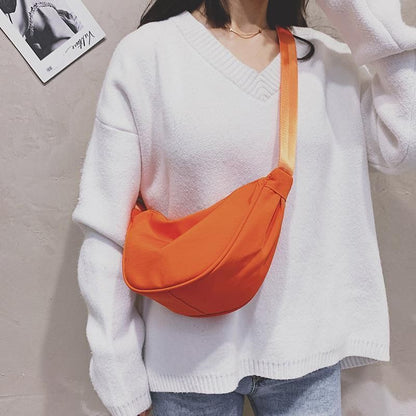 Shoulder Bags Canvas Casual Waist Pack Summer Shoulder Crossbody Chest Bags 1PC