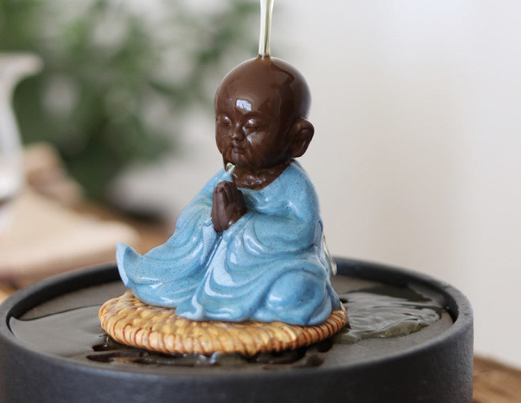 Chinese Ornament Handmade Buddha Small Size Home Desk Pet Table Decoration Zisha