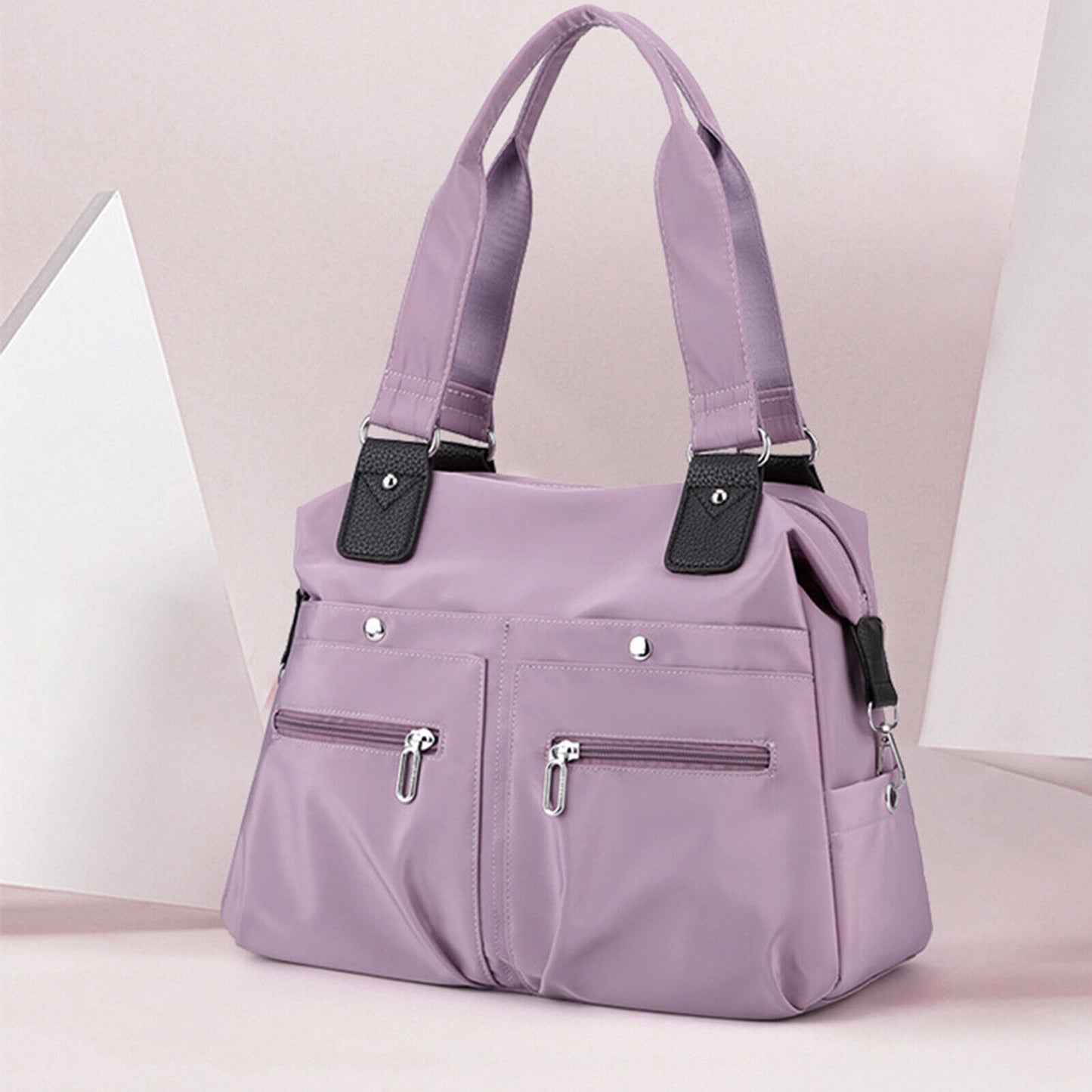 Crossbody Bags for Women Multi Pocket Shoulder Bag Nylon Travel Purse Tote Bag
