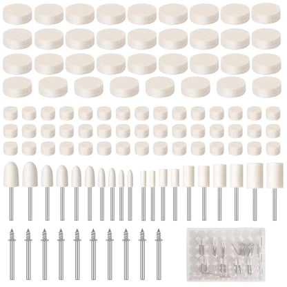 110Pcs Buffing Wheel for Dremel Polishing Kit, Polishing Wheel for Dremel Tool A