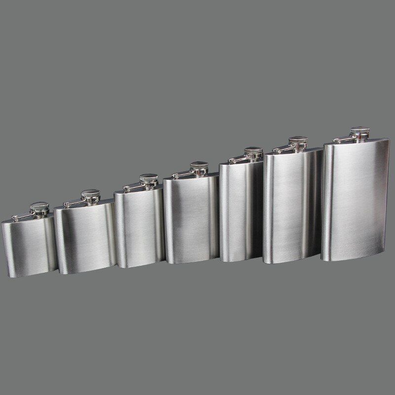 Hip Flask Stainless Steel Flagon High Quality Portable Wine Whisky Pot Drinkware