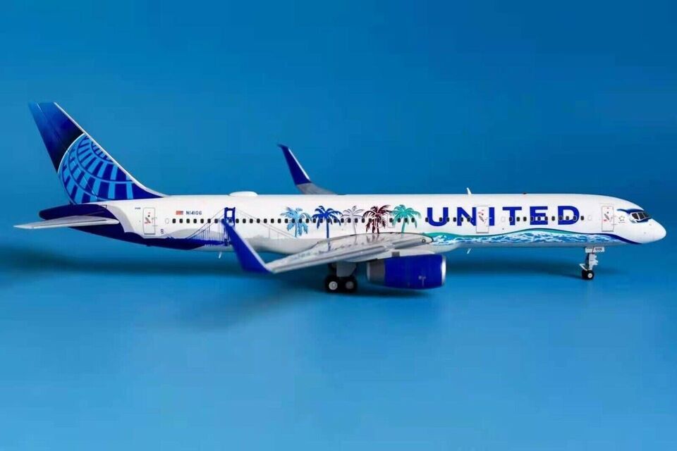 1:200 24cm JC Wings UNITED BOEING 757-200 Passenger Airplane Diecast Plane Model