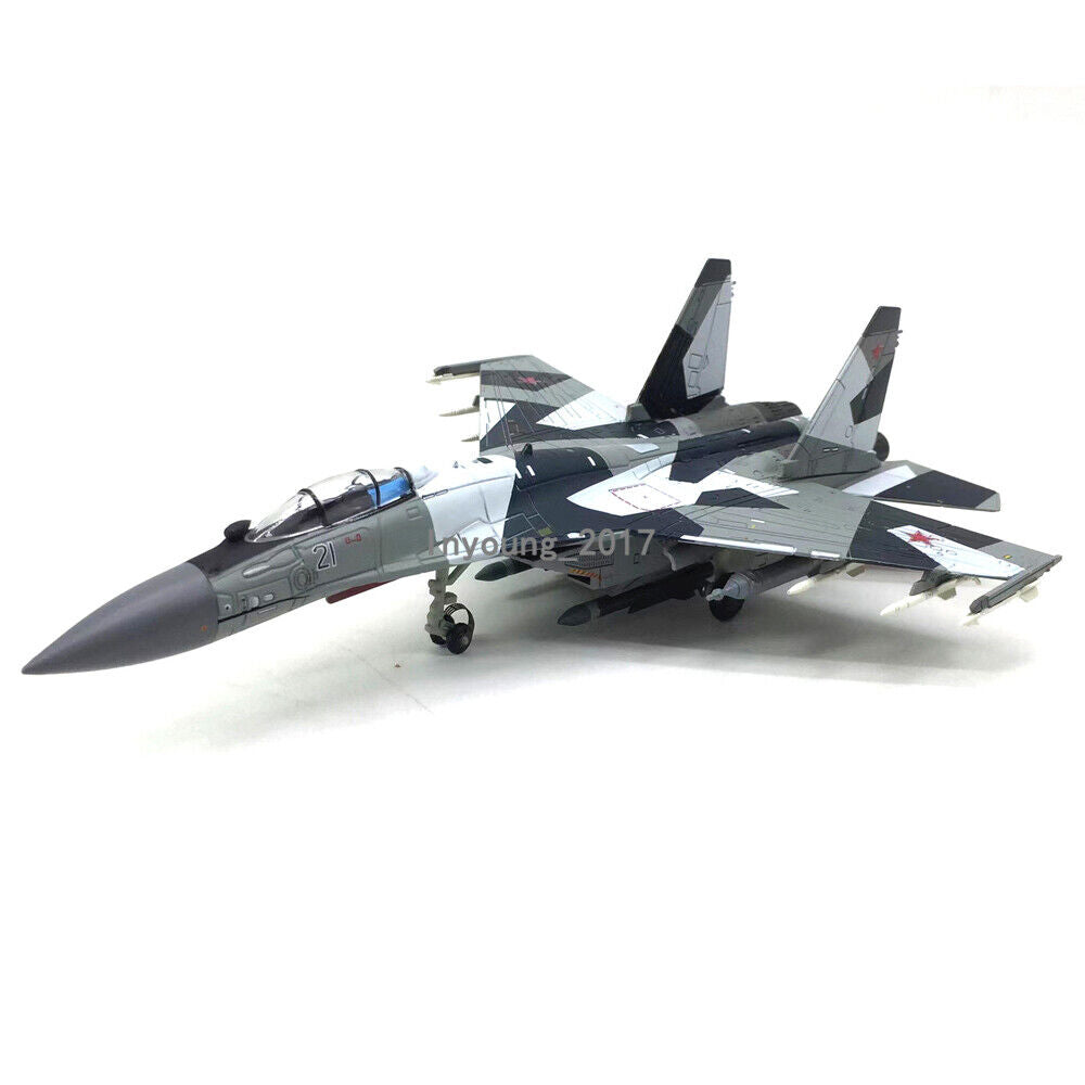 1/100 SU-35 Super Flanker 2014 Russian Air Force Fighter Diecast Airplane Model