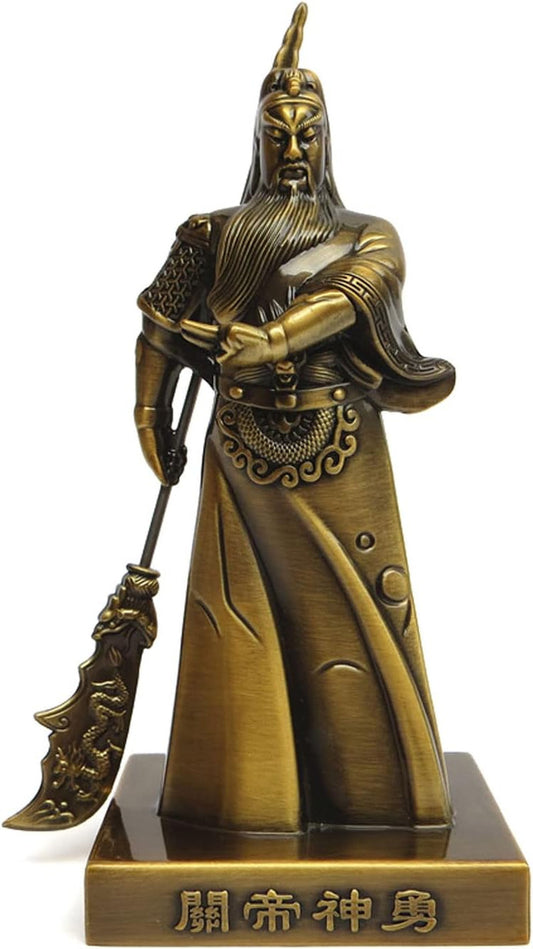 Chinese Fengshui Statue Antique Bronze Finish for Decoration Home Office Gift