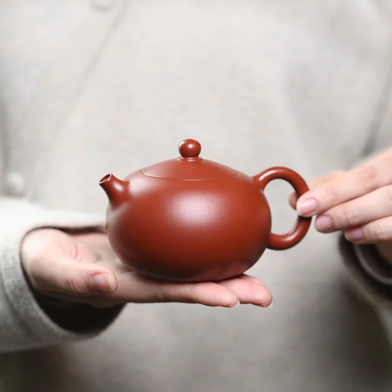 Chinese Yixing Purple Clay Teapot Handmade Xishi Tea Pot Kettle Zisha Teaware