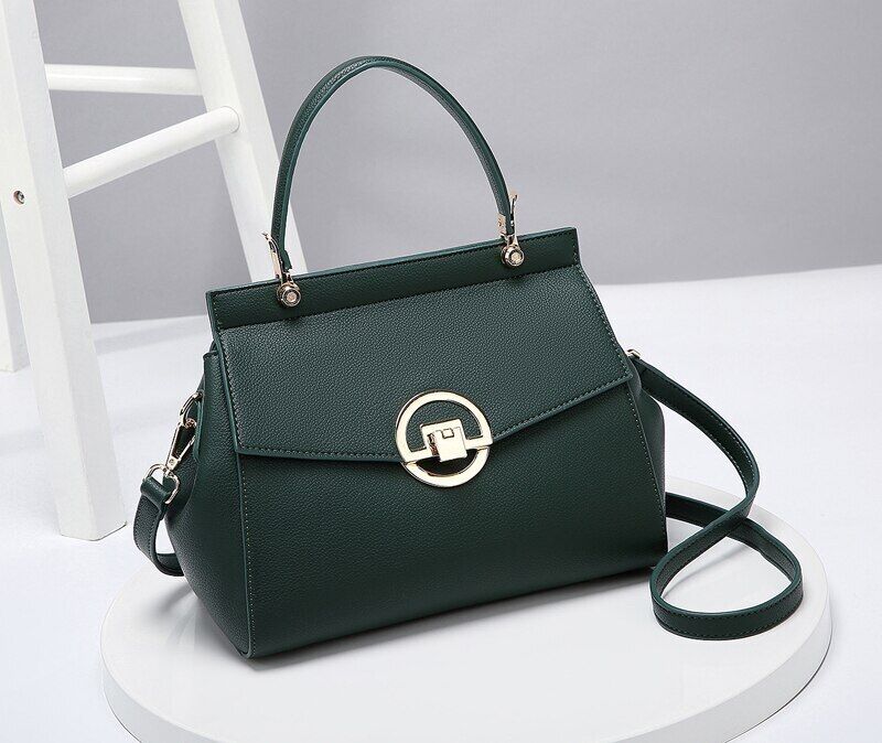 Autumn Winter Leather Lady Handbag Leisure Business Slant Leather Bag Shoulder