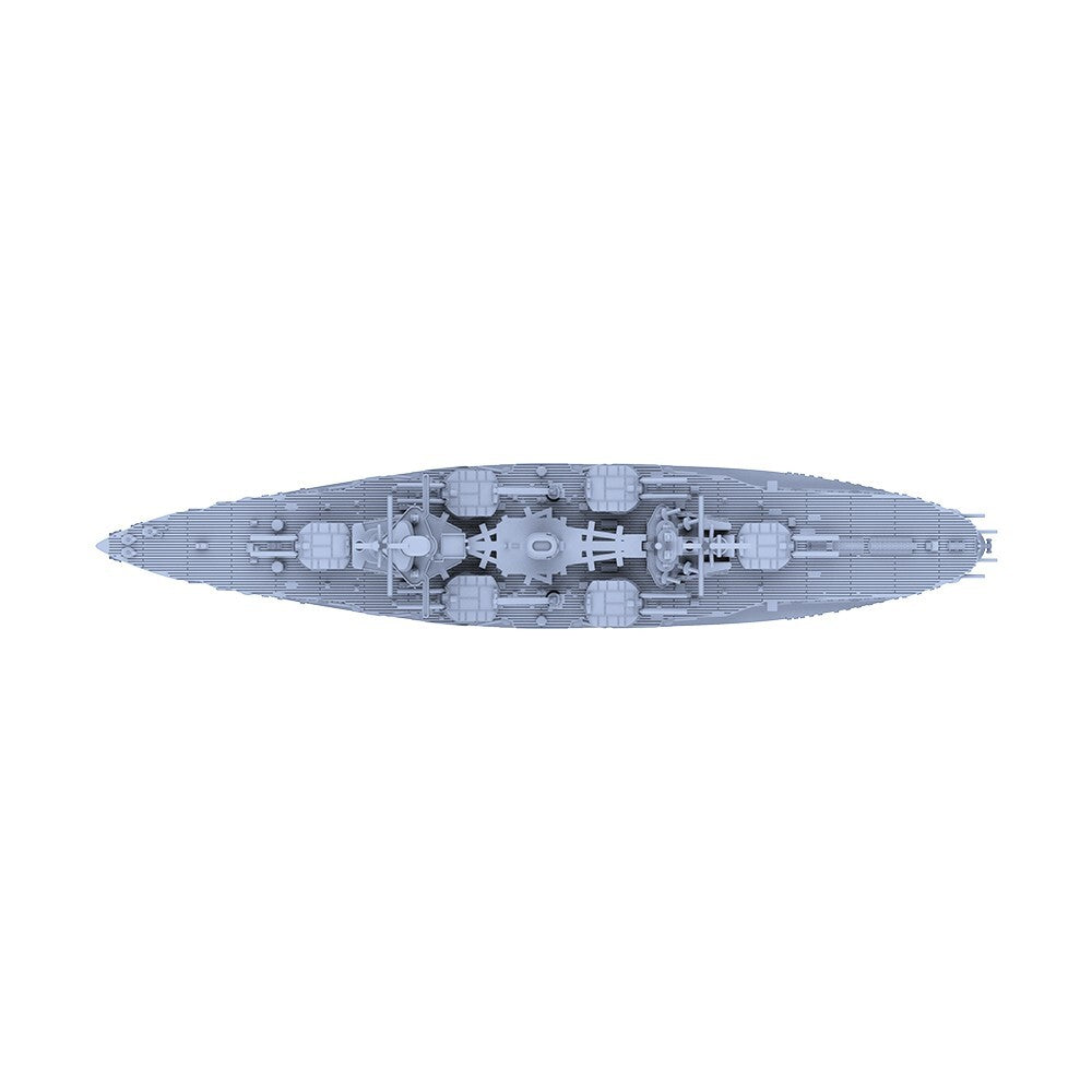 1/3000 Military Model Kit SMS Nassau Class Westfalen Battelship Full Hull