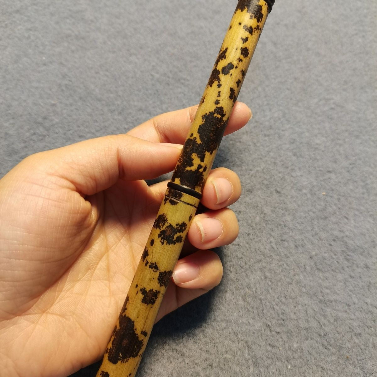 Vintage Xiangfei Bamboo Pull-out Tea Knife Steel Blade Tea Ceremony Tool