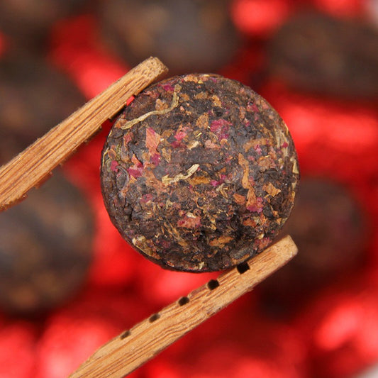 500G Rose Pu Erh Tea Mini Tuo Tea Pu Erh Flower Tea Ripe Tea -