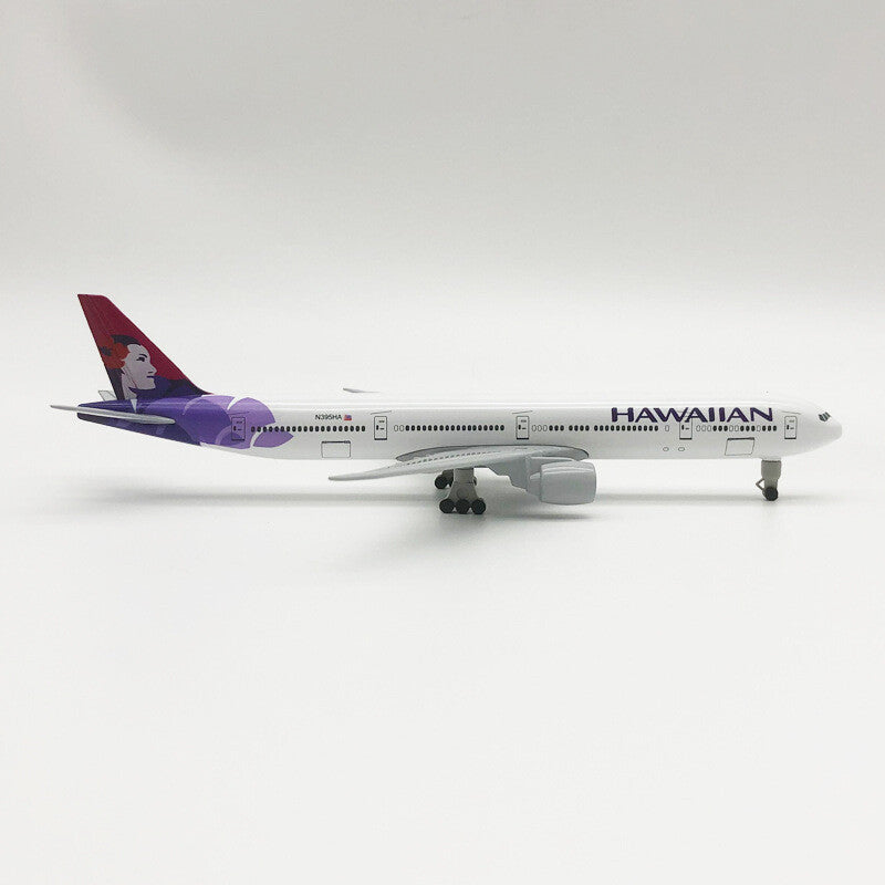 1:300 20cm Hawaii B777 Alloy Diecast Plane Model Aircraft Airplane Deocr Gift
