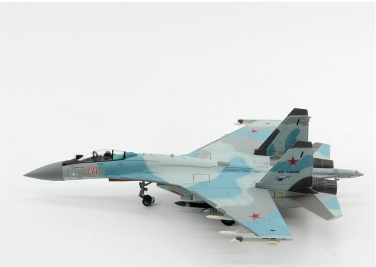 HOT-BLOODED Russia SU-35 Super Flanker 1/100 diecast plane model aircraft