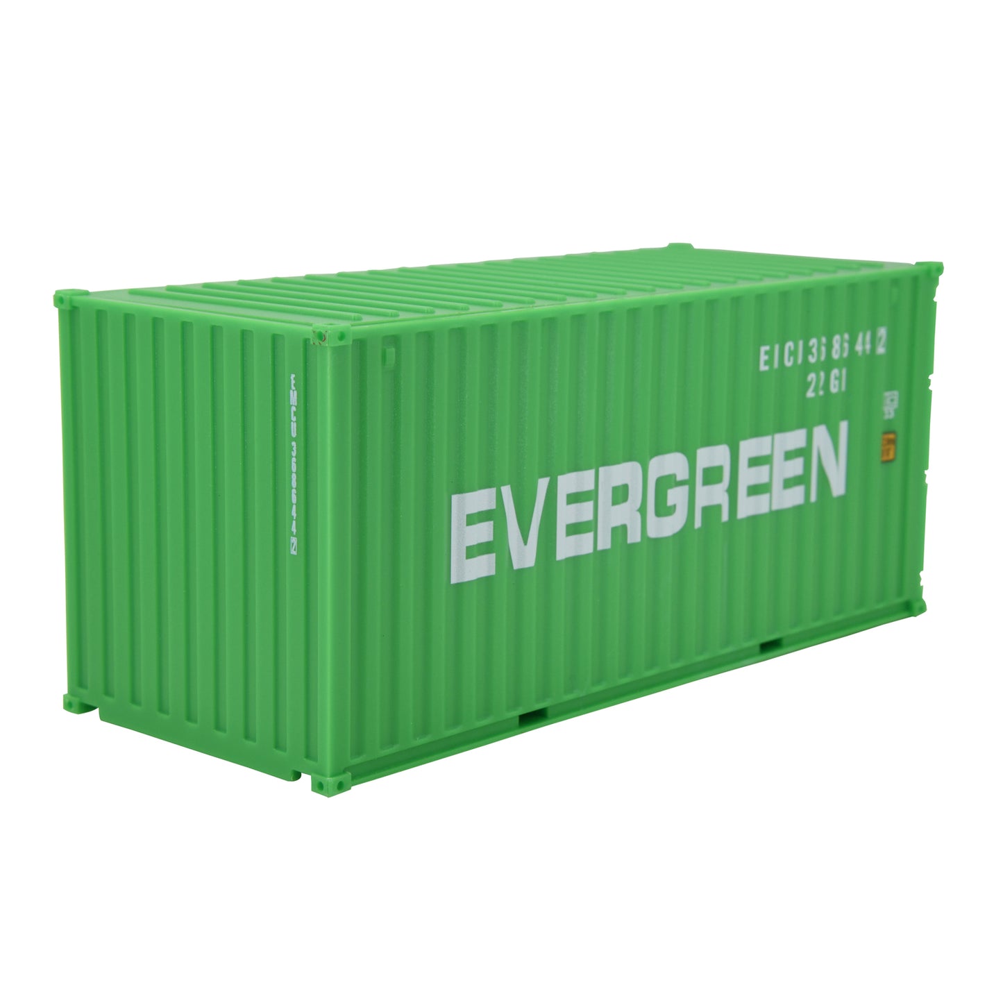 1:35 EVERGREEN 20GP Shipping Container Model Plastic Office Home Decorate Toy