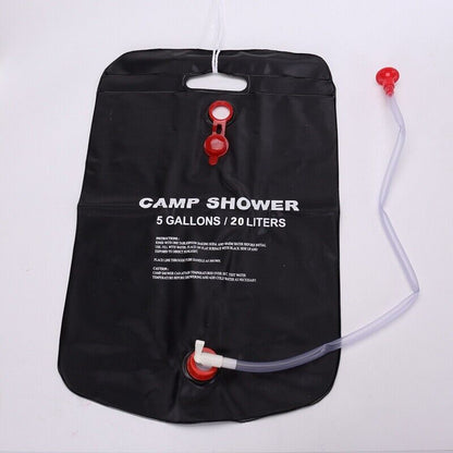 20L/40L Camping Shower Bag Solar Heated Portable Folding Outdoor Bath Bag Travel