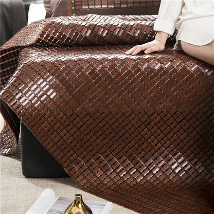 Summer Accessories Weighted Bamboo Mat Mahjong Bed Mat Cool Feeling Full Queen