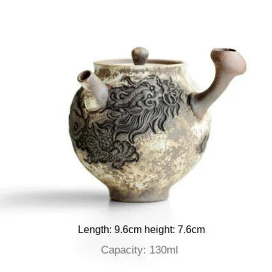 Handmade Teapot Ceramic Kung Fu Tea Set Retro Ceramics Household Collection