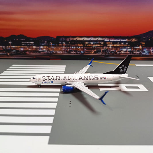 1:400 Geminijets United Airlines Boeing 737-800W N76516 Airplane Diecast Model