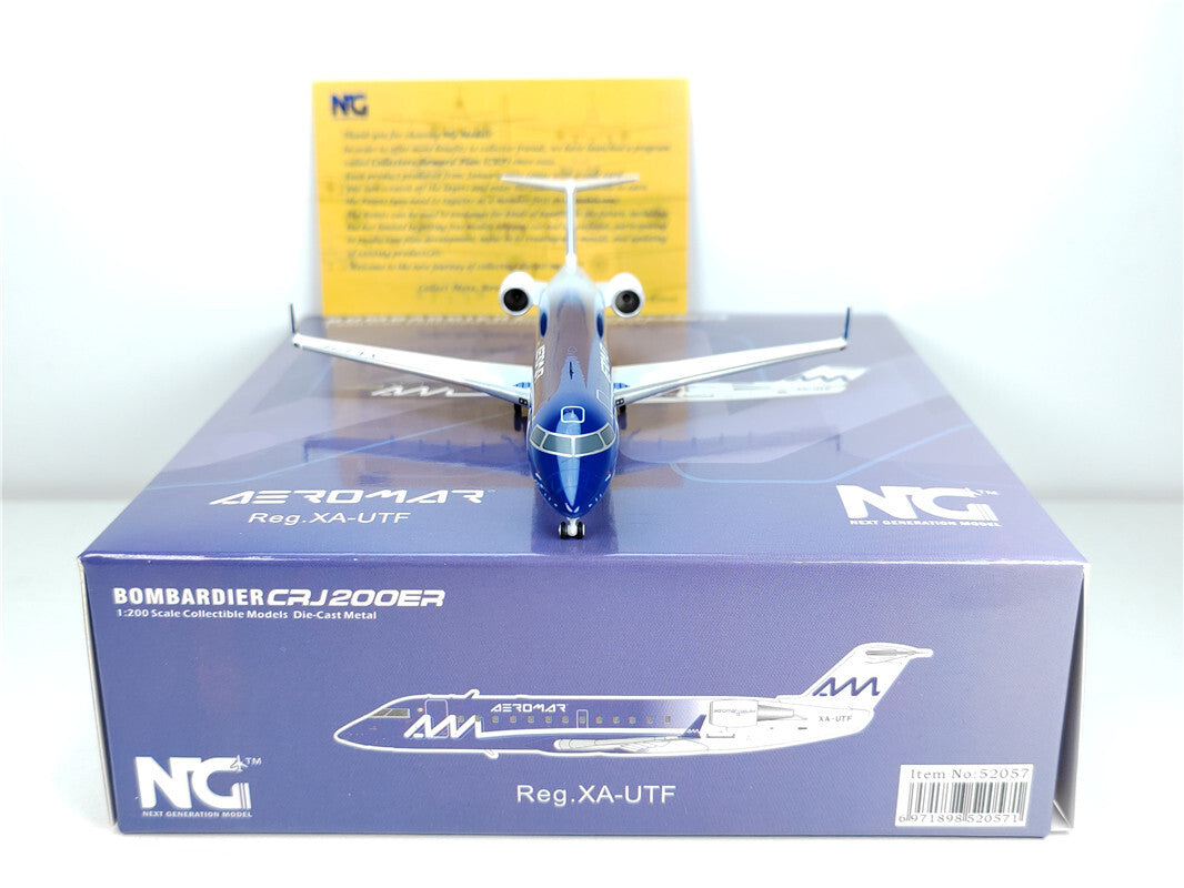 1:200 NG Model mexican airlines BOMBARDIER CRJ-200ER Airplane Diecast Model