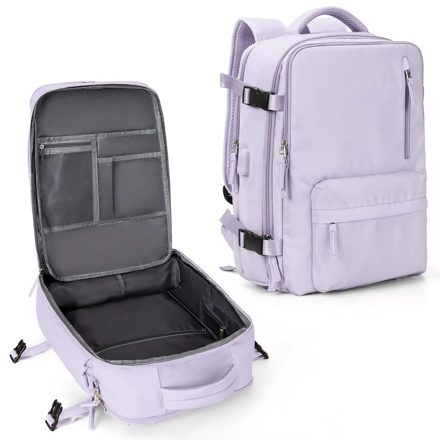 Lightweight Travel Backpack Bags Women's Multifunctional Charging Woman Luggage