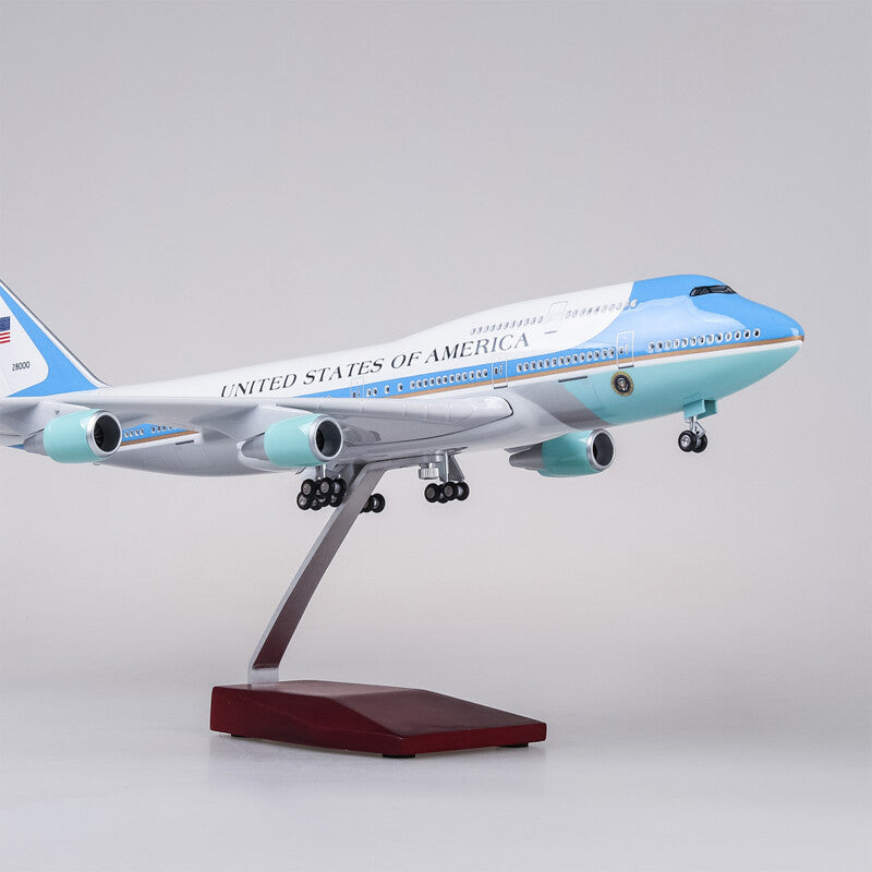 1/150 Resin US Air Force One B747 Boeing 747 Plane Model Airplane Airline Gift