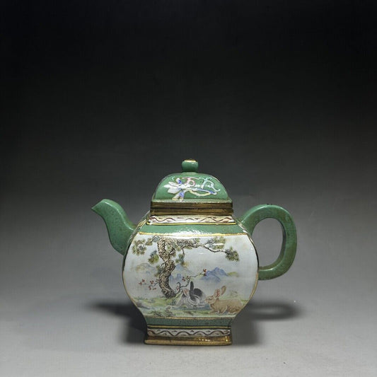 vintage chinese yixing purple clay teapot zisha ceremony teaware collection rare