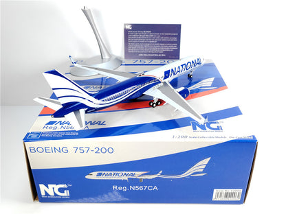 1:200 NG Model NATTONAL B757-200 Passenger Airplane Diecast Aircraft Model