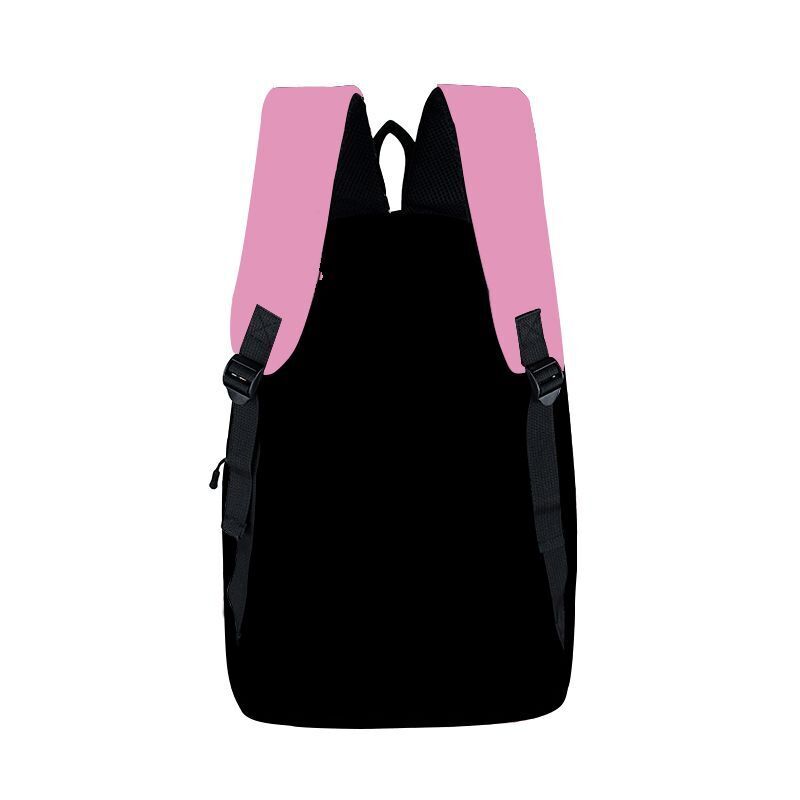 Backpack Waterproof Student School Bag Bookbag Cosplay Travel Fashion Red Purple
