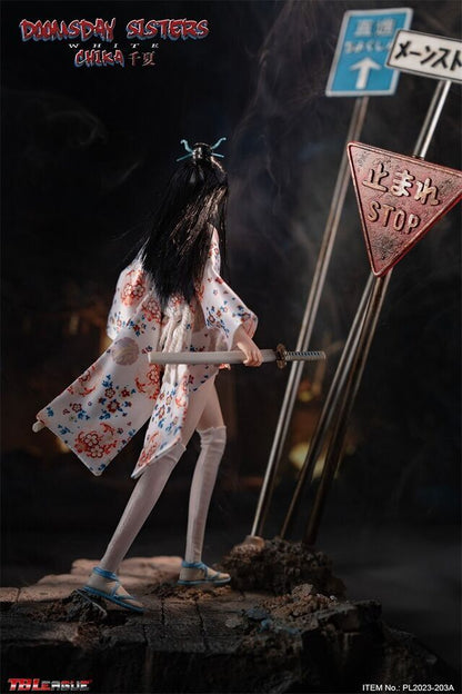 1/6 TBLeague Doomsday Sisters Chika-White Action Figure Soldier