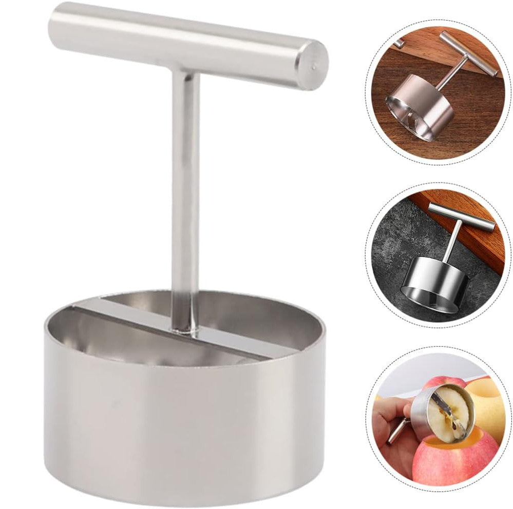 2xFruit Corer Removal Tool Remover Fruits Pear Pitter and Vegetable Extractor US