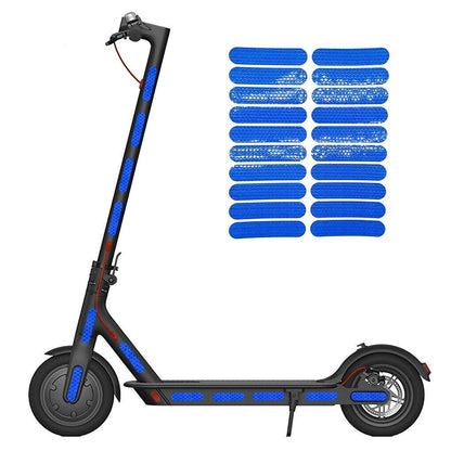 Electric Scooter Reflective Sticker Accessories Waterproof Luminous Night Riding