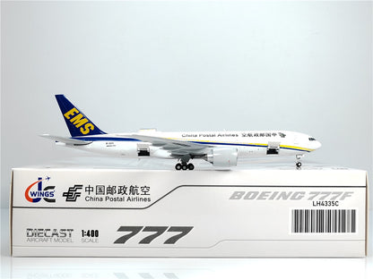 1:400 JC Wings EMS BOEING B777-200LRF Passenger Airplane Diecast Aircraft Model