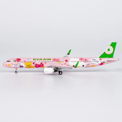 1:400 NGmodels EVA Air Airbus A321 Passenger Airplane Diecast Plane Model
