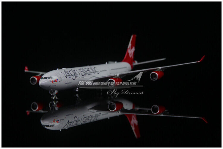 1:400 Phoenix Virgin Atlantic AIRBUS A340-300 Passenger Airplane Diecast Model