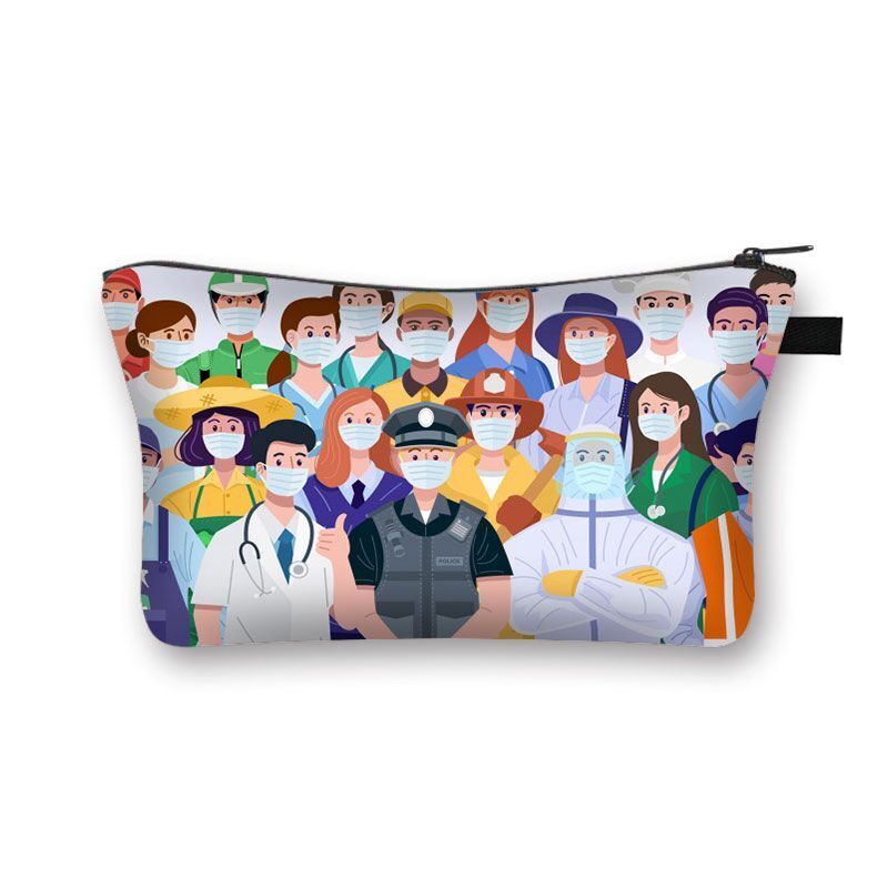 Women Cosmetic Bags Travel Storage Handbags Makeup Bag Toiletry Purse 15*21*13CM