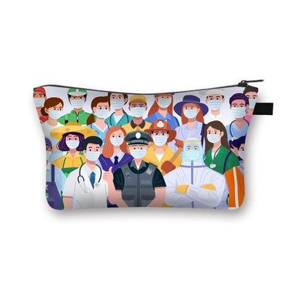 Women Cosmetic Bags Travel Storage Handbags Makeup Bag Toiletry Purse 15*21*13CM