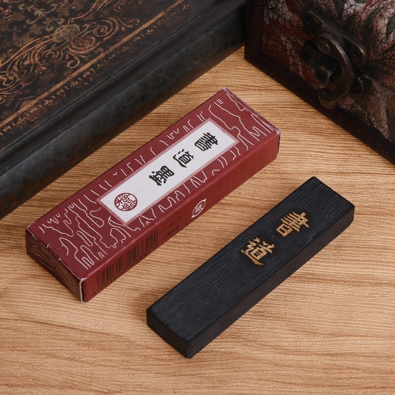 Drawing Writing Ink Stick Block Black for Chinese Japanese Calligraphy Solid